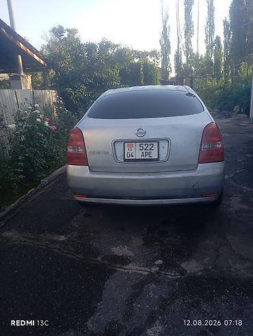 rox 01: Nissan Primera: 2003 г., 2.5 л, Вариатор, Бензин, Седан — 4