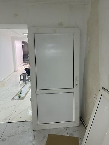 İşlənmiş Plastik qapı Çərçivə ilə, Zəmanətsiz, Ödənişli quraşdırma, Ünvandan götürmə