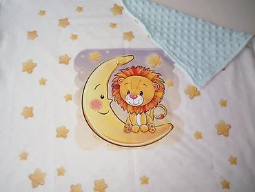 Ostale dečije stvari: Prekrivac za bebe sa stampom pomzelji ime,slika,podaci rodjenja — 16