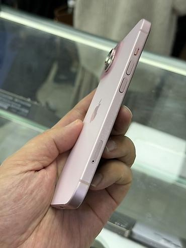 Мобильные телефоны и аксессуары: IPhone 15, Б/у, 128 ГБ, Розовый, Кабель, 88 % — 5