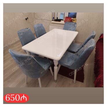 Uşaq masaları: Qonaq otağı üçün, Yeni, 6 stul lalafo.az -da Uşaq masaları: Qonaq otağı üçün, Yeni, 6 stul