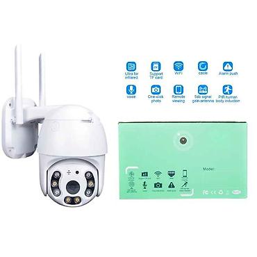 Wifi 4mp PTZ 360° kamera İCsee Yaddaş kartı yuvası, SD kart Funksiya