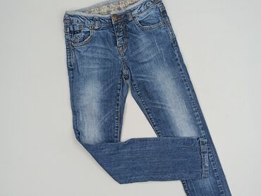 calvin klein jeans retro runner: Spodnie jeansowe, Zara, 5-6 lat, 116, stan - Idealny