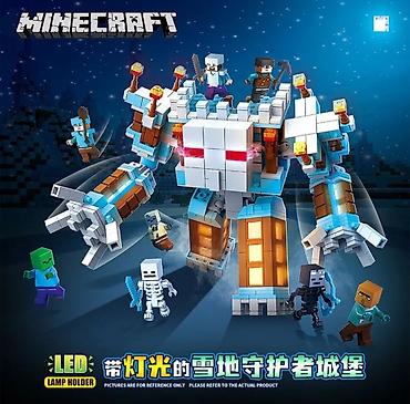 stacktrack oyuncaq dəsti: Uşaqlar üçün 866 hissədən ibarət Leqo-kanstruktor Minecraft.Digər — 4