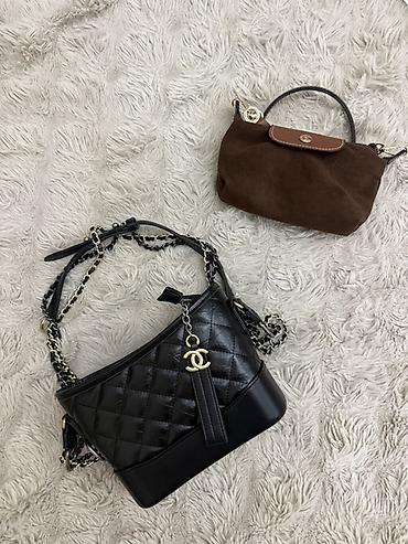 серебром: Продаю кожаную сумку под Chanel. С пыльником и коробкой. Культовая — 1