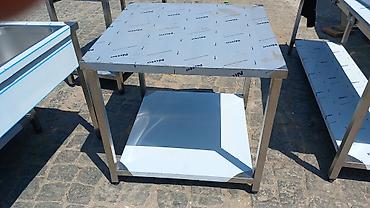 Nerjaveykalar: Mətbəx üçün peşəkar paslanmayan polad iş masaları - Material: AISI — 4