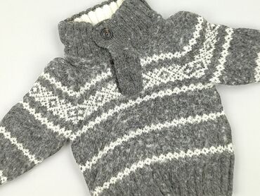 letni sweterek na drutach: Sweter, H&M, 0-3 miesięcy, stan - Idealny