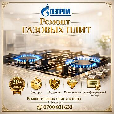 Ремонт кухонных плит, духовок: Профессиональный ремонт газовых плит и котлов - Диагностика и — 1