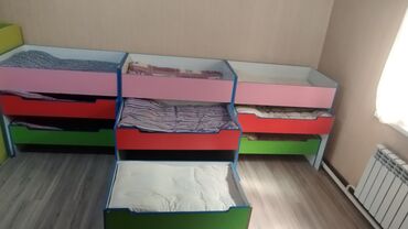 2 ярусный кровать: Кровать-трансформер, Для девочки, Для мальчика, Б/у