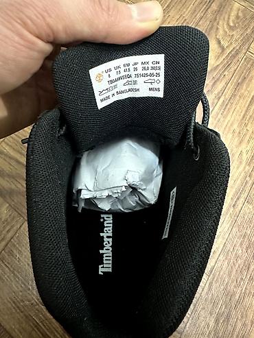 Ботинки: Мужские ботинки, 41.5, Timberland, Новый, цвет - Черный — 4