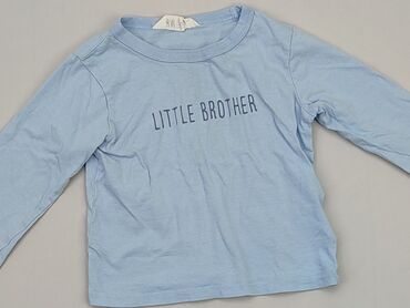 materiał na bluzkę: Bluzka, H&M, 1.5-2 lat, 86-92 cm, stan - Dobry