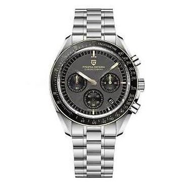 Ručni satovi: PAGANI DESIGN PD-1701 - Crna/Zlatna - Omega Speedmaster Potpuno nov — 14