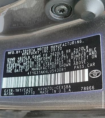 Toyota: Toyota Camry: 2020 г., 2.5 л, Вариатор, Гибрид, Седан — 9