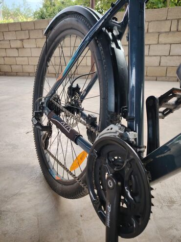 İdman velosipedləri: Dağ/şosse tərzi hibrid velosiped - Alüminium gövdə, sərt və yüngül — 8