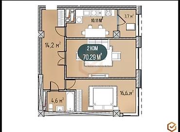 кв берем: Элитка, 2 комнаты, 70 м² — 2