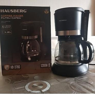 Mətbəx texnikası: Hausberg HB-3700 damlama tipli qəhvəbişirən. Təcili 40 AzN. Yenidir — 1