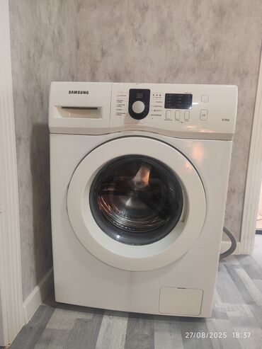 Paltaryuyan maşınlar: Paltaryuyan maşın Samsung, 6 kq, İşlənmiş, Avtomat, Qurutma var, Ünvandan götürmə