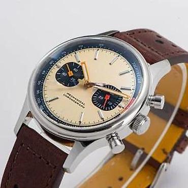 Ručni satovi: Sugess Chrono Heritage S387 - Bež - 40mm (SeaGull ST1901) — 13