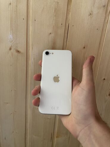 iphone 5s telfon: IPhone SE 2022, 128 GB, White Titanium, Barmaq izi, Simsiz şarj