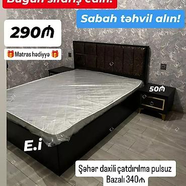 Ev və bağ: Yeni, İkinəfərlik çarpayı, Bazasız, Matras ilə — 8