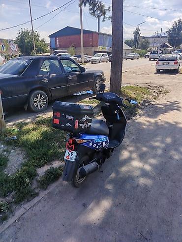 Скутеры: Скутер 50 см³, синий, 2-местный, с вариатором. Компактный городской — 2