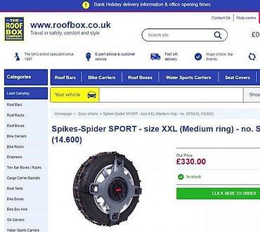 Ostalo: Spikes-Spider SPORT – sneg lanci/grebeni za točkove Opis: - — 3