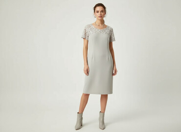 modna kiecka długie sukienki na wesele: Women`s dress, size L