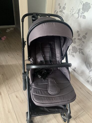 Коляски: Коляска, цвет - Черный, Б/у — 4