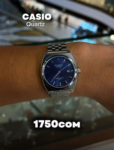 часы мужские apple watch: Классикалык сааттар саат, Casio, Эркектердики, Жаңы