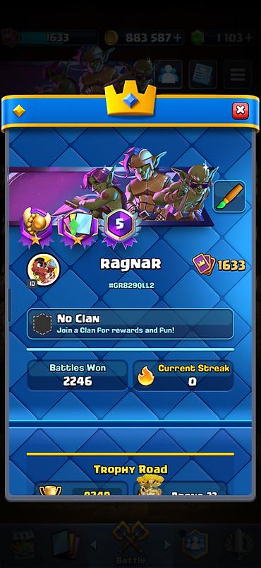 Digər oyun və konsollar: 5 illik Clash Royale hesabıdır. Hesabda: • Bütün kartlar mövcuddur • — 2