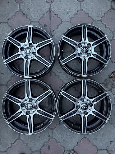 Литые Диски R 15 Toyota, Комплект, отверстий - 4, Б/у