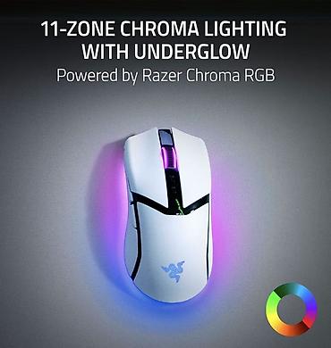 siçan qovucu: Razer Cobra Pro simsiz oyun siçanı – ağ rəng. Yeni ✅ - Qoşulma: 2.4 — 3