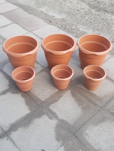 Bitkilər üçün dibçəklər: Dibcek Dibcek qabi yumru aq rengli gul.qabi yumru aq rengli dibcek — 9