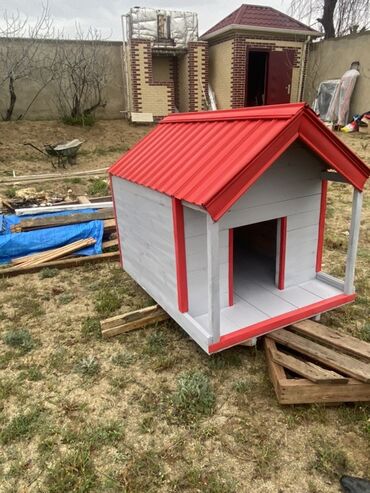 Yuvalar: Taxtadan hazırlanmış bütün növ ev heyvanlari üçün yuvalar hazirlanir — 14