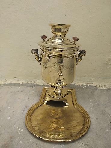 samovar 10 litre: Samovar 1882 ustu 14 pecatli 5 litirlik — 3