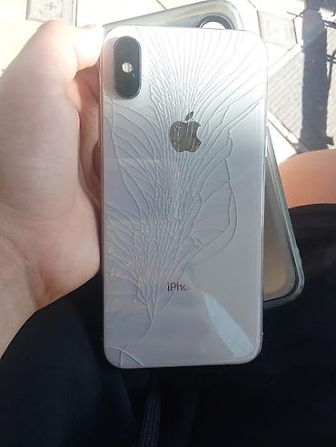 apl: IPhone Xs, Б/у, 256 ГБ, Серебристый, Чехол, 100 % — 2