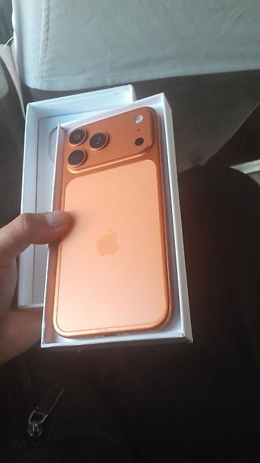 8 iphone: IPhone 17 Pro Max, Б/у, 1 ТБ, Оранжевый, Коробка, 100 % — 1