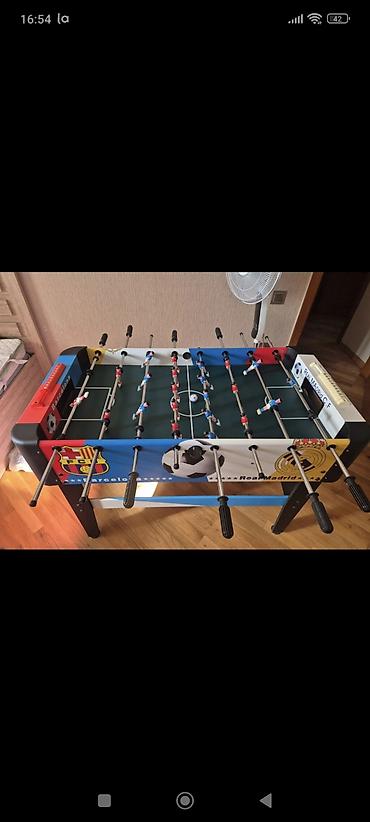 бильярдные столы бу: Stolüstü futbol (foosball) oyunu – Barcelona və Real Madrid temalı — 1