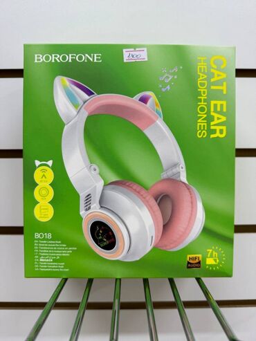 Вокальные микрофоны: Беспроводные наушники BO18 Cat ear BOROFONE BO18 Cat ear беспроводные