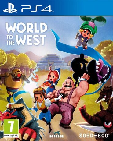 ps4 oyunlar barter: Ps4 üçün world to the west oyun diski. Tam yeni, original bağlamada