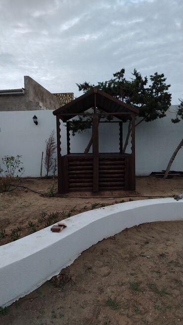 Fasad işləri: Fasad üçün WPC (kompozit ağac) dekorativ lamel və pervaz işləri - — 10