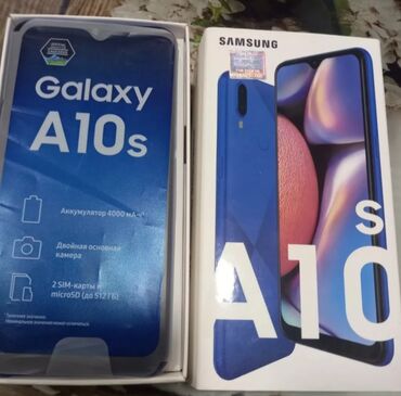 samsung galaxy a10s: Samsung A10s, 32 GB, rəng - Göy, Barmaq izi, İki sim kartlı