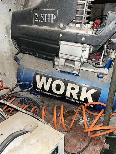 boya seti: WORK hava kompressoru – Polşa istehsalı - Güc: 2.5 HP - Tip — 1