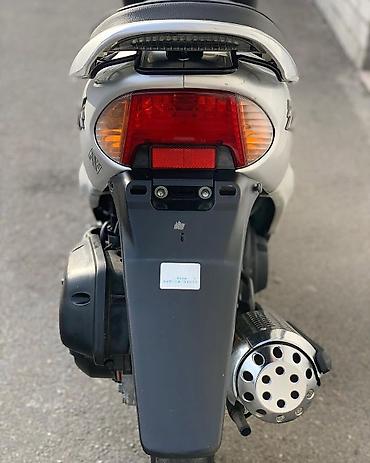Mopedlər,skuterlər: Satılır: Honda Dio ZX skuter - Ban rəngi: Gümüşü, qara detallarla - — 7