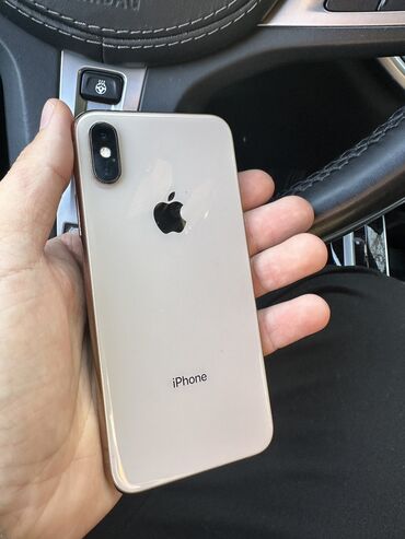 Apple iPhone: IPhone Xs, Б/у, 256 ГБ, Золотой, 77 %