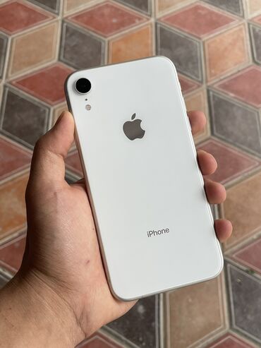iphone xs max на запчасти: IPhone Xr, Колдонулган, 128 ГБ, Ак, Коргоочу айнек, Каптама, 79 %