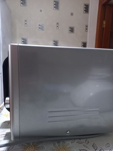 Mikrodalğalı sobalar: Mikrodalğalı soba Samsung, Ayrıca dayanan, Mikrodalğalar ilə, rəng - Gümüşü, İşlənmiş — 8