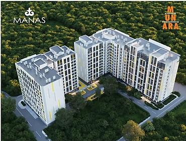 не спеша: 3 комнаты, 133 м², Кок-Жар ж/м Элитка, 9 этаж, ПСО (под самоотделку) — 2