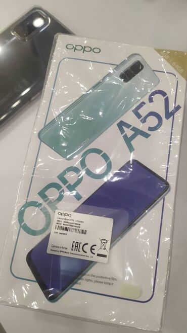 цум бишкек чехлы: Oppo A52, Колдонулган, 64 ГБ, түсү - Көк, 2 SIM