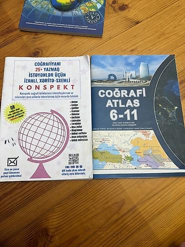 Школьные учебники: Məhsul: Coğrafiya üzrə tədris və hazırlıq vəsaitləri dəsti Tərkib: - — 1